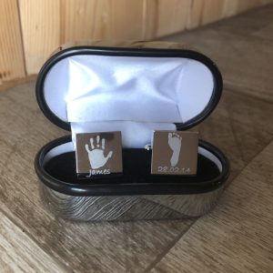 Personalised engraved cufflinks