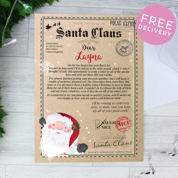 Personalised Santa Claus Letter