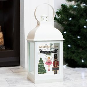 Personalised Nutcracker White Lantern