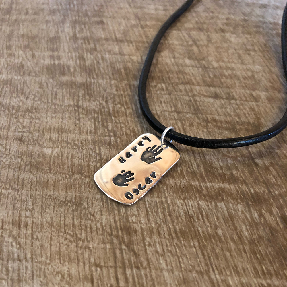 Double print medium Dog tag