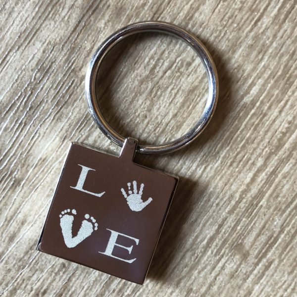 Personalised Love keyring