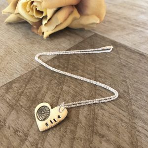 Medium Fingerprint Necklace