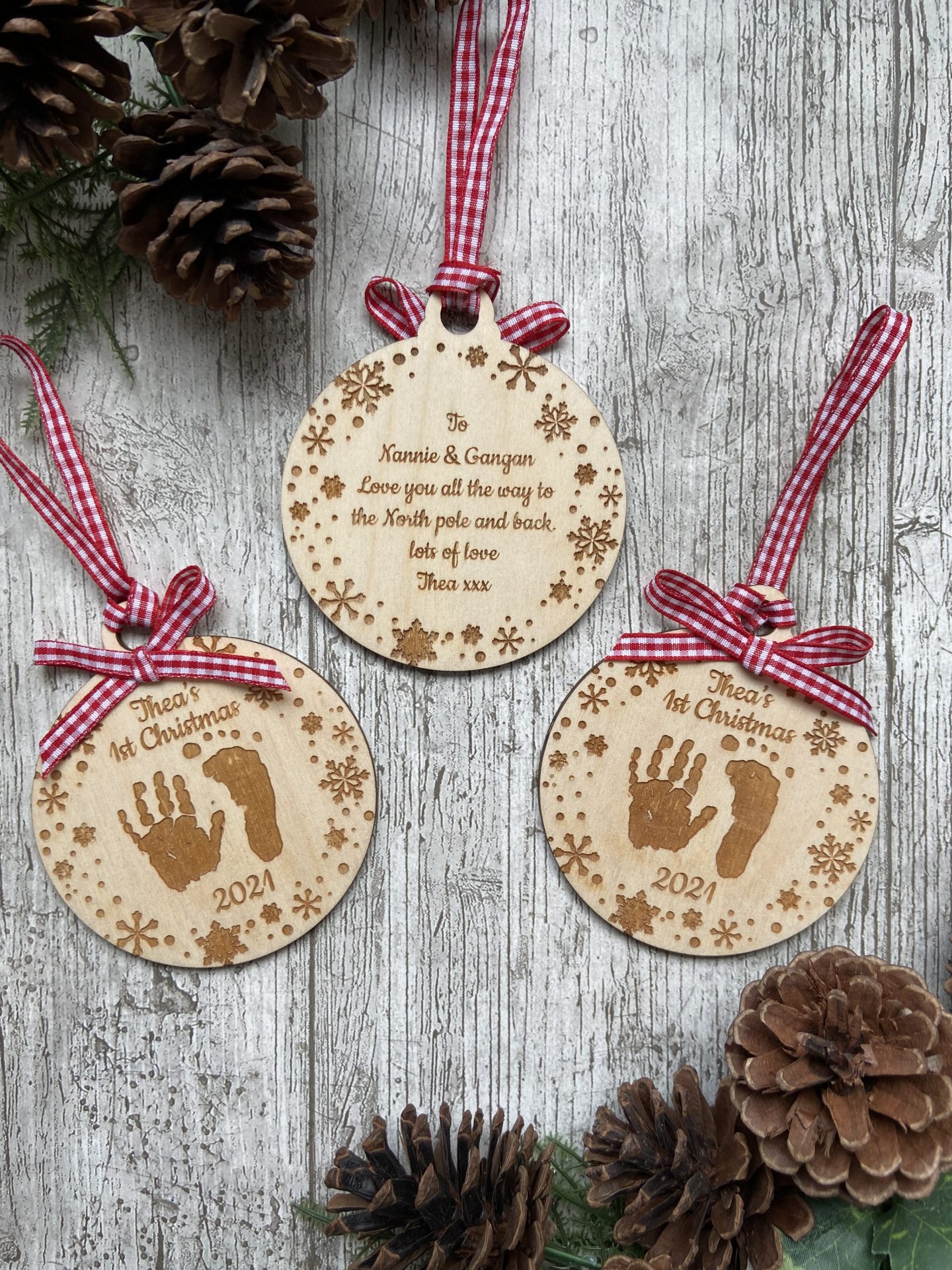 Personalised Handprint Bauble - Image 3