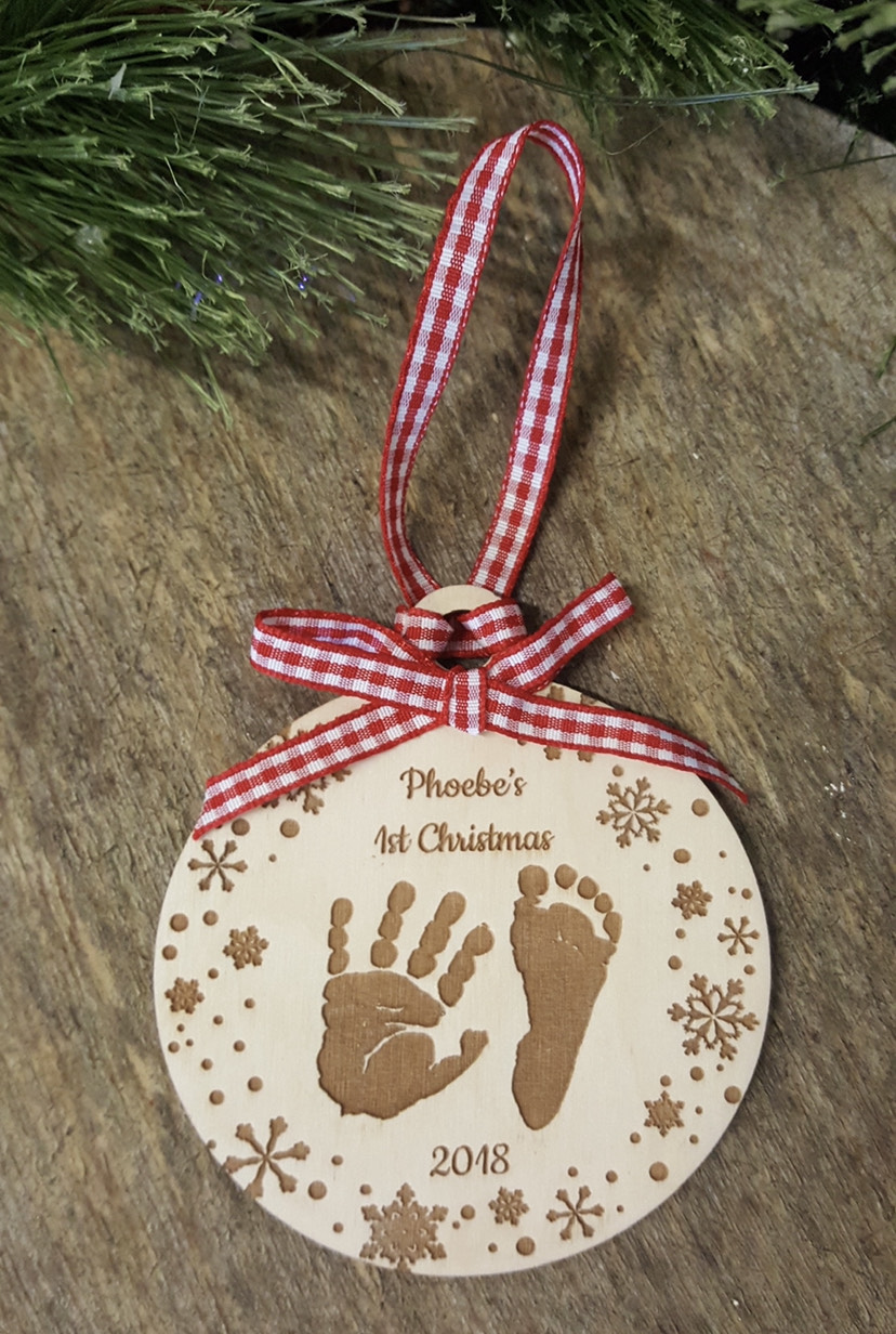 Personalised Handprint Bauble - Image 4