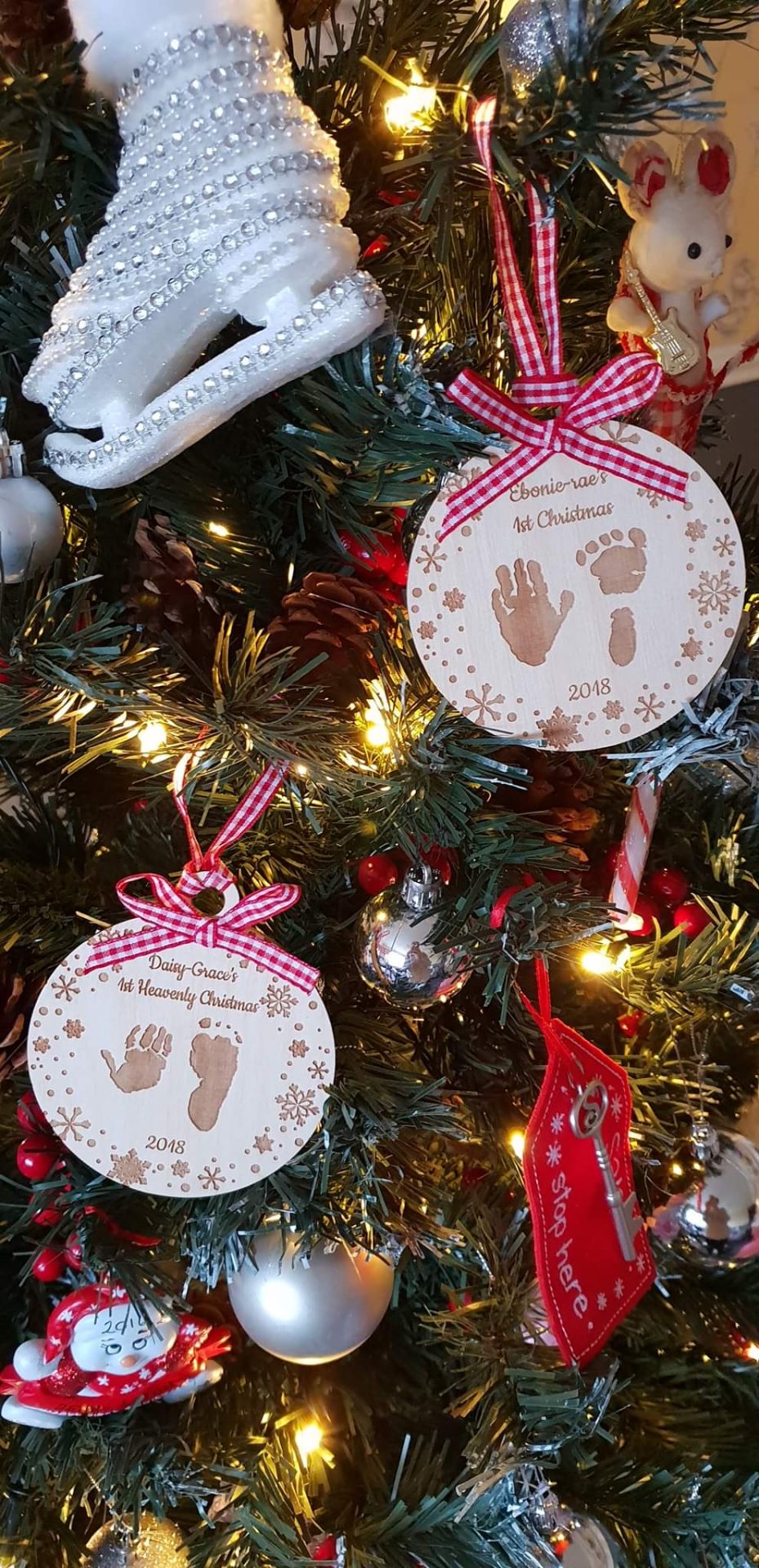 Personalised Handprint Bauble - Image 5