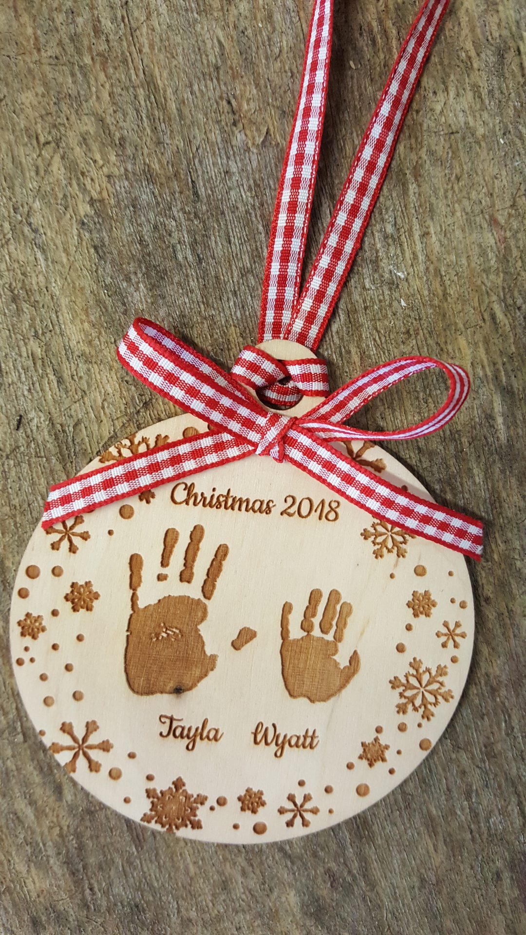Personalised Handprint Bauble - Image 6